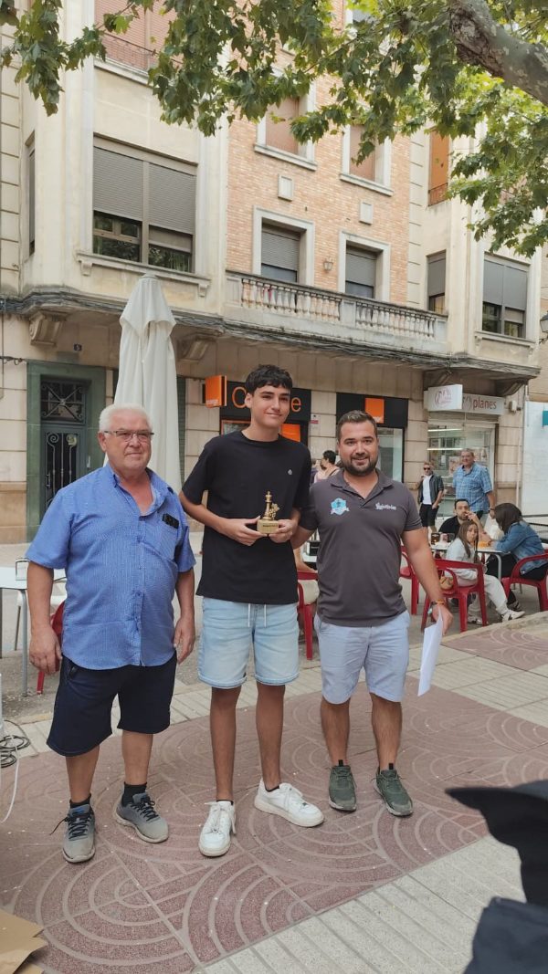 Entrega de premios, categoría sub-16